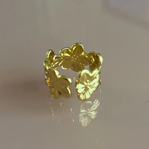 🌸 NEW Flower Open Ring 🌸 - Picture 14 of 15